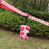 Portable Dog Poop Bag Dispenser Pouch Printed Dogs Poop Waste Bag Holder Pets Supplies Garbage Snack Bags For Outdoor Walking