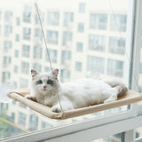 Double Layer Pet Hanging Beds Cats Shelves Bearing 15kg Cat Sunny Window Seat Mount Pet Cat Sleeping Hammock Cat Bed Accessories