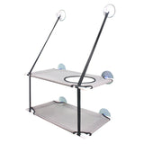 Double Layer Pet Hanging Beds Cats Shelves Bearing 15kg Cat Sunny Window Seat Mount Pet Cat Sleeping Hammock Cat Bed Accessories