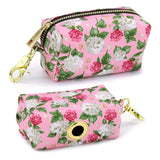 Portable Dog Poop Bag Dispenser Pouch Printed Dogs Poop Waste Bag Holder Pets Supplies Garbage Snack Bags For Outdoor Walking