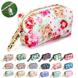 alt = "Different colored printed  portable Dog pooop bag dispenser"