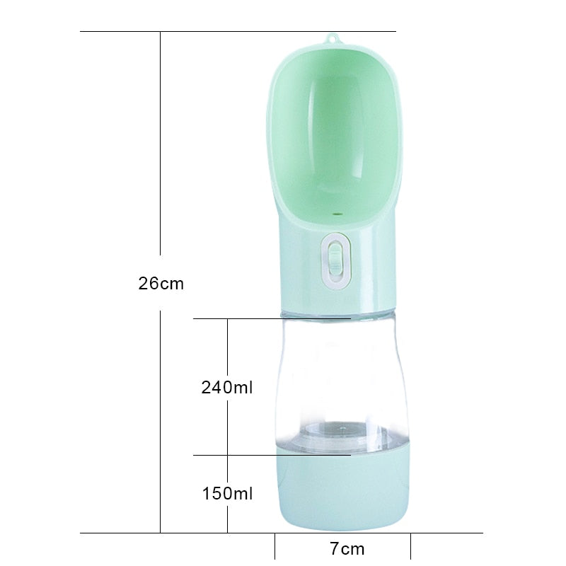 Pet Dog Water Bottle Feeder Bowl Portable Water Food Bottle Pets Outdoor Travel Drinking Dog Bowls Water Bowl for Dogs