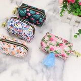 Portable Dog Poop Bag Dispenser Pouch Printed Dogs Poop Waste Bag Holder Pets Supplies Garbage Snack Bags For Outdoor Walking