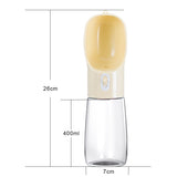 Pet Dog Water Bottle Feeder Bowl Portable Water Food Bottle Pets Outdoor Travel Drinking Dog Bowls Water Bowl for Dogs