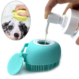 alt = "a soft brush for bathing dogs and cats"