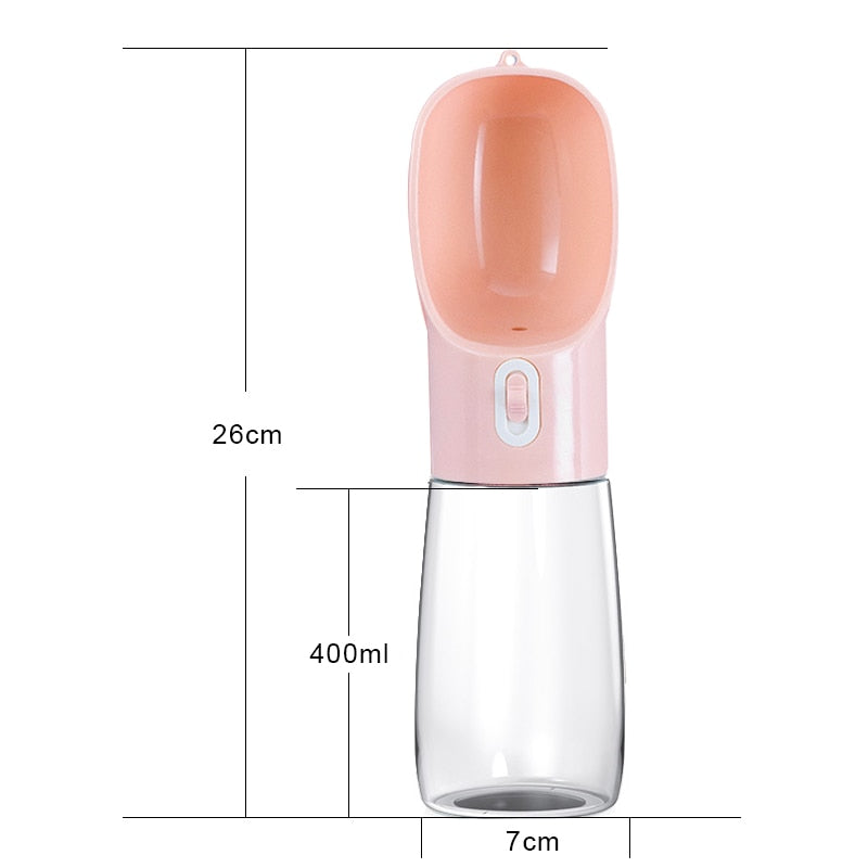 Pet Dog Water Bottle Feeder Bowl Portable Water Food Bottle Pets Outdoor Travel Drinking Dog Bowls Water Bowl for Dogs