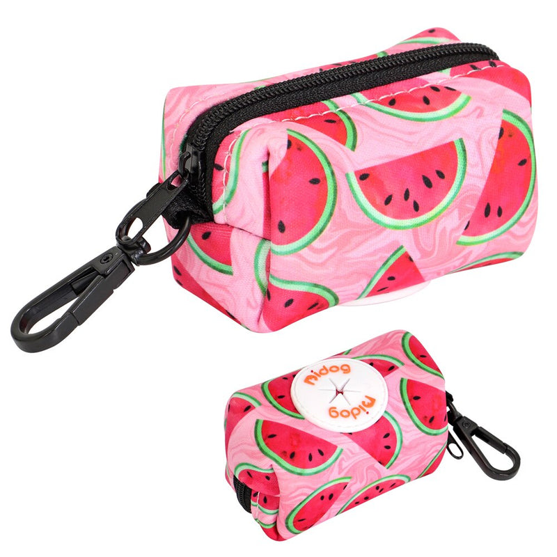 Portable Dog Poop Bag Dispenser Pouch Printed Dogs Poop Waste Bag Holder Pets Supplies Garbage Snack Bags For Outdoor Walking