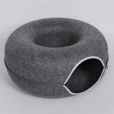 Cat bed tunnel Pet Cats Tunnel Interactive Play Toy  Dual Use Indoor Toys Kitten Exercising Products Cat Training Toy