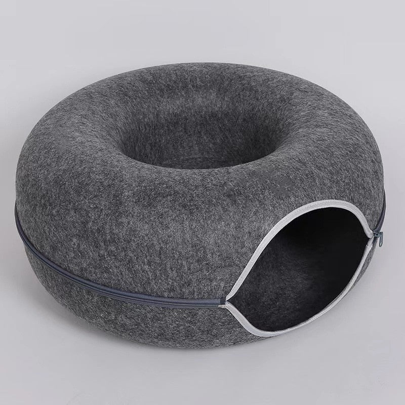 Cat bed tunnel Pet Cats Tunnel Interactive Play Toy  Dual Use Indoor Toys Kitten Exercising Products Cat Training Toy
